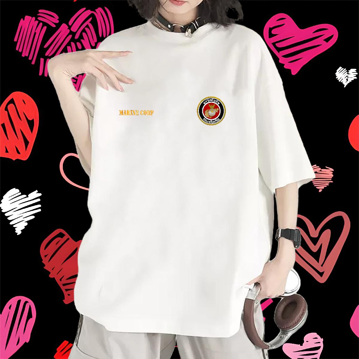 New T shirt Short Sleeve Cotton O-Neck Casual Beach Unisex Tshirts Skull 5A Tees Shirts