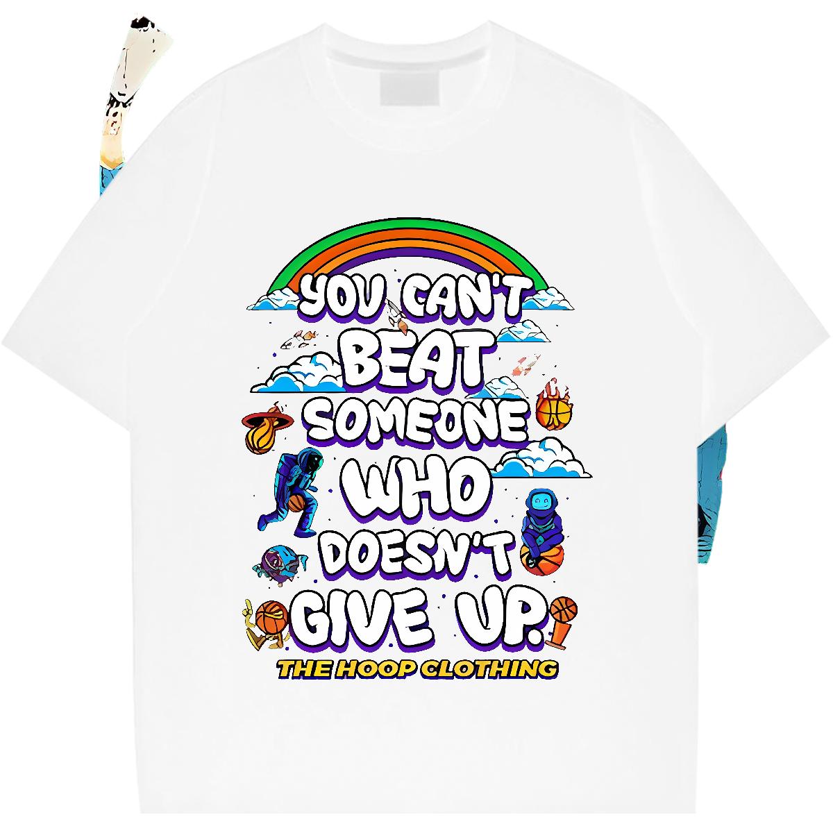 Classic Men T Shirts Beach 180g Cotton Men Tees 2024 DIY Floral Print Wear