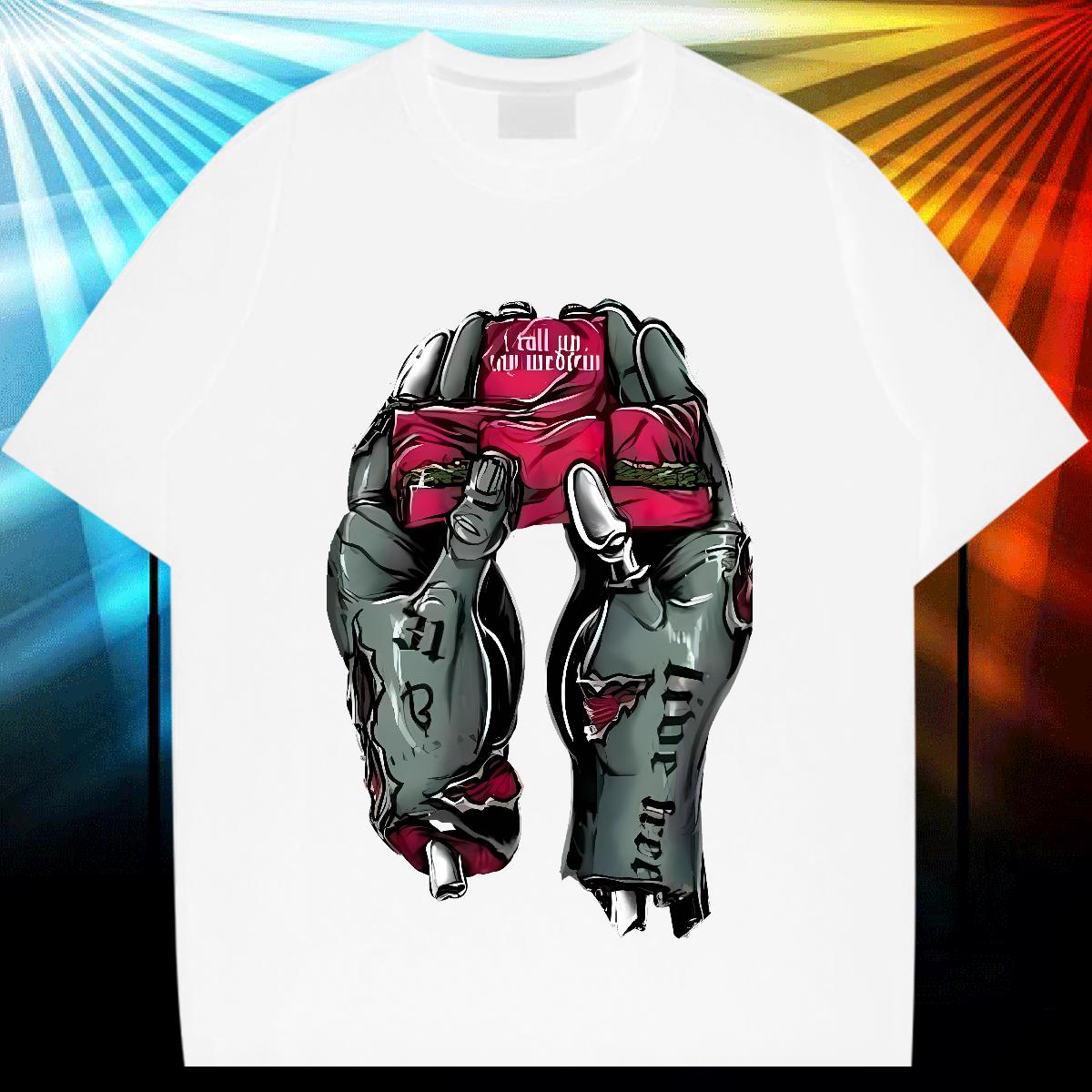 2024 Designer Mens T Shirts Customized Home Outdoor Tshirts Short Sleeve Cotton O-Neck Brand