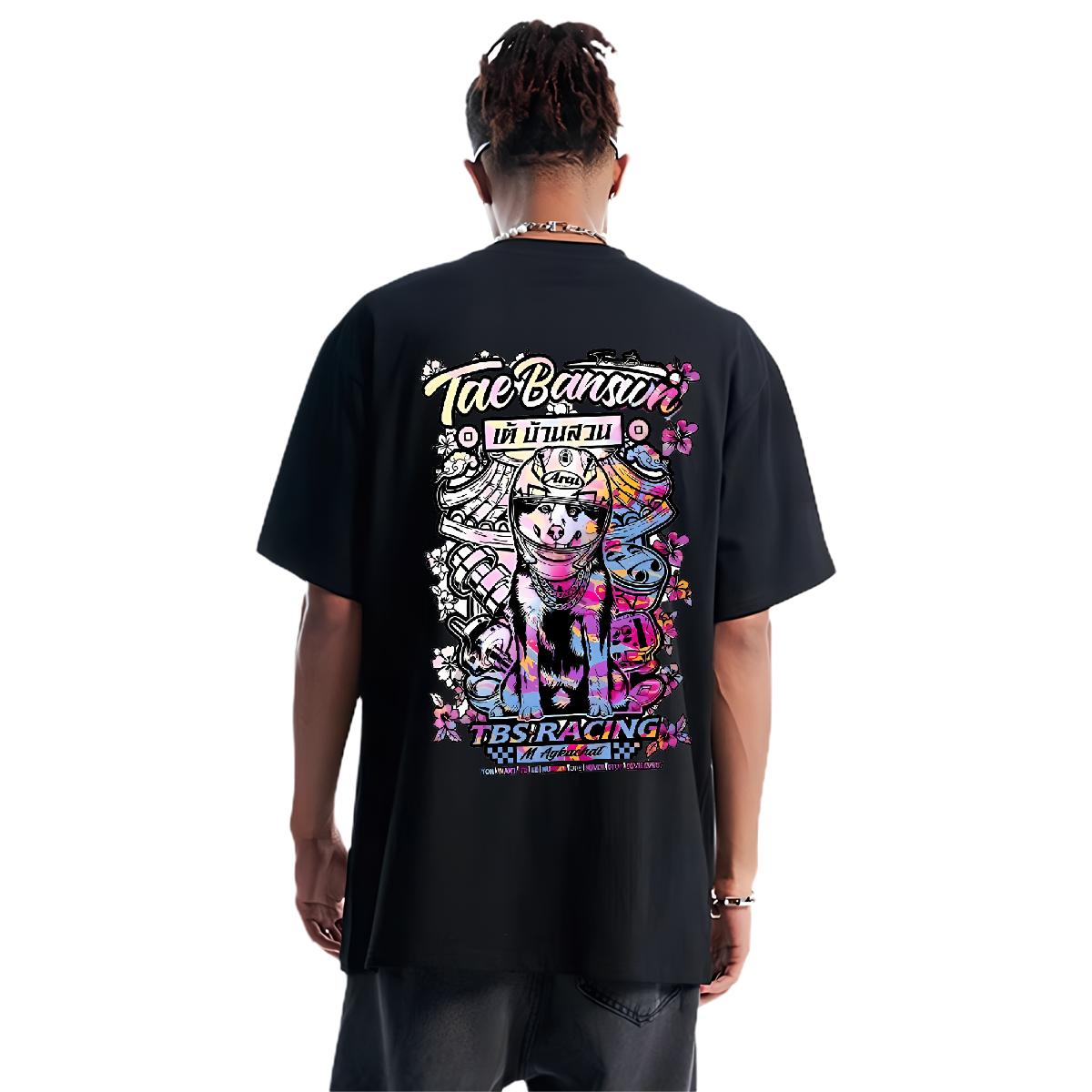 2024 T Shirt For Man DIY Anime Men Tshirts Spring Summer Breathable Short Sleeve Classic Tops