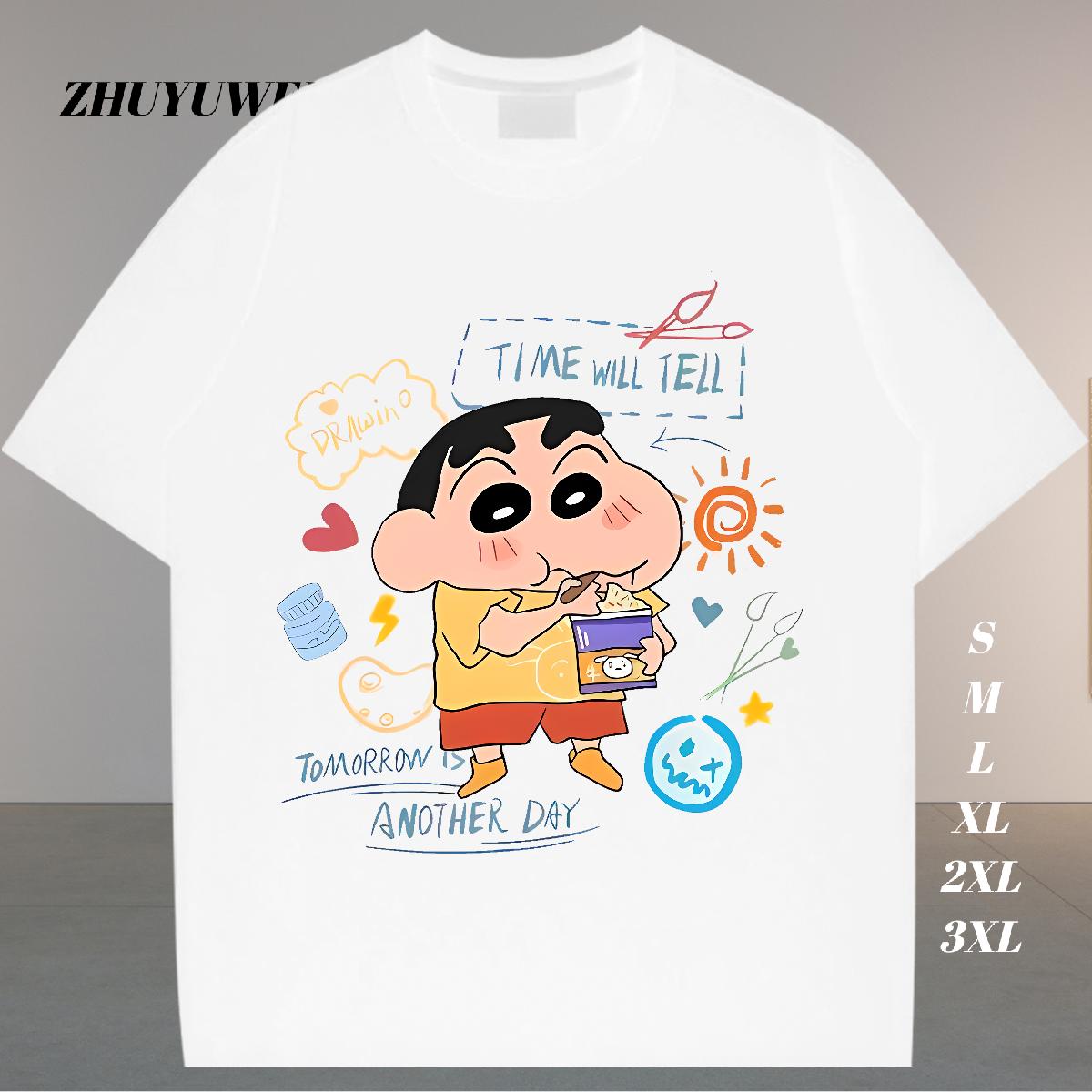 2024 Designer T-Shirts for Men Floral Print Men Clothes T-Shirt Street Crew Neck Cotton Brand Tees Shirts