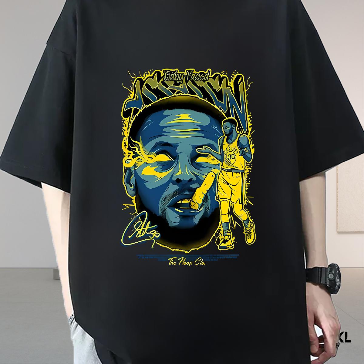 5A Mens Tshirts Short sleeve Cotton Soft Daily Outfit T shirt Plus Size Cartoon DIY Customized Wear