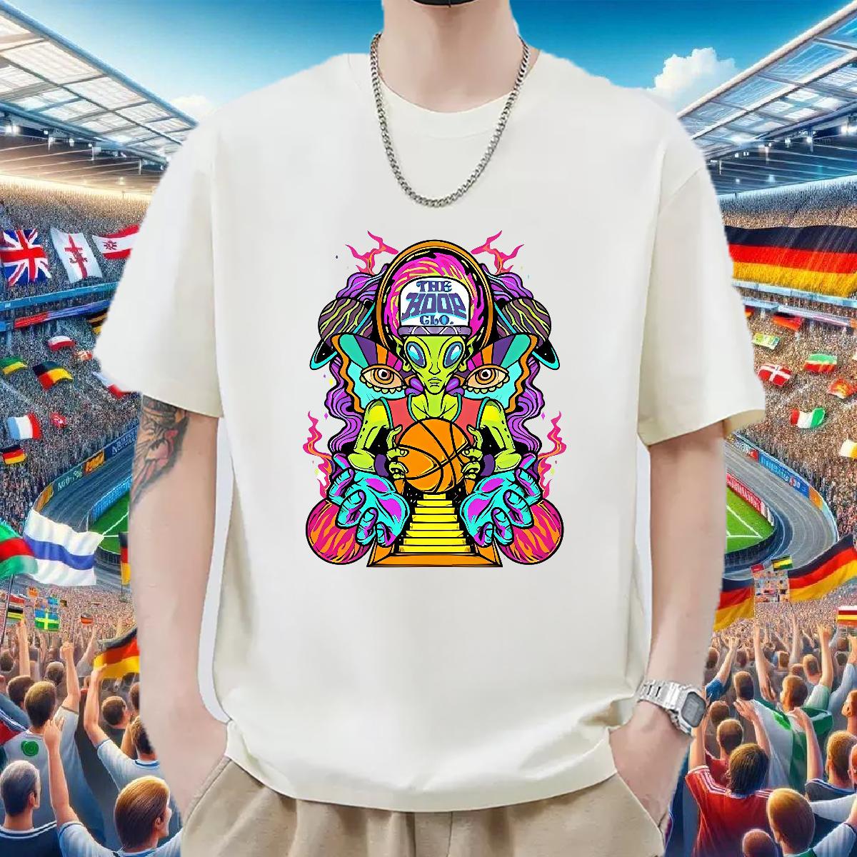 Custom Men T Shirts Graphic Outdoor Couples T Shirts Breathable Short Sleeve Classic