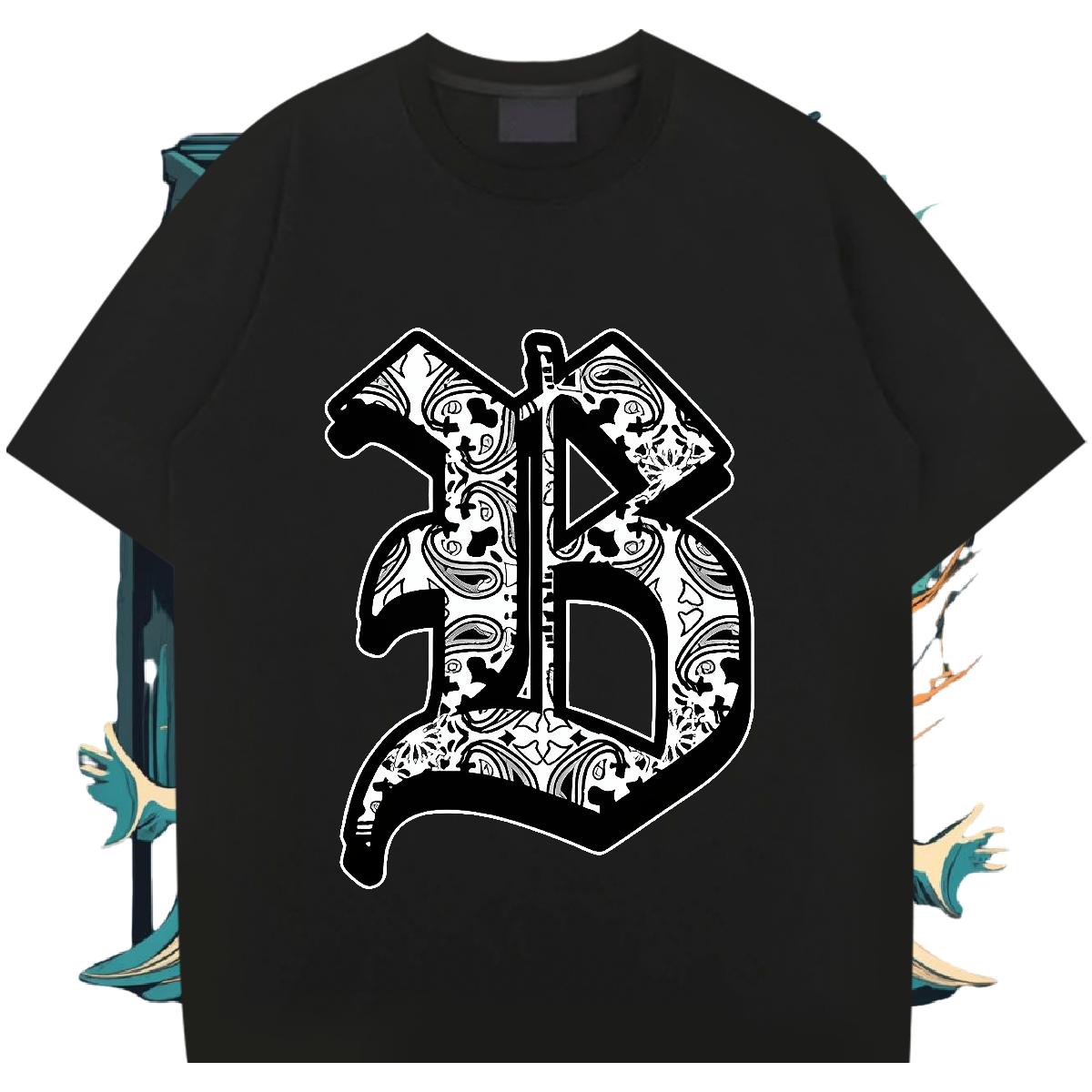 Wholesale Mens T Shirts Black Oversized Men Clothes T-Shirt Spring Summer Breathable Short Sleeve Loose Fit Tops