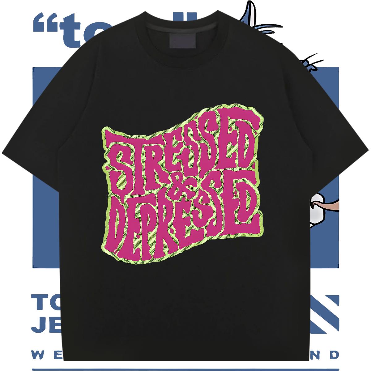 Fashion New T Shirt For Man Skull Men Tshirts Anime Printing Street Cotton Breathable Popular Tops Tees