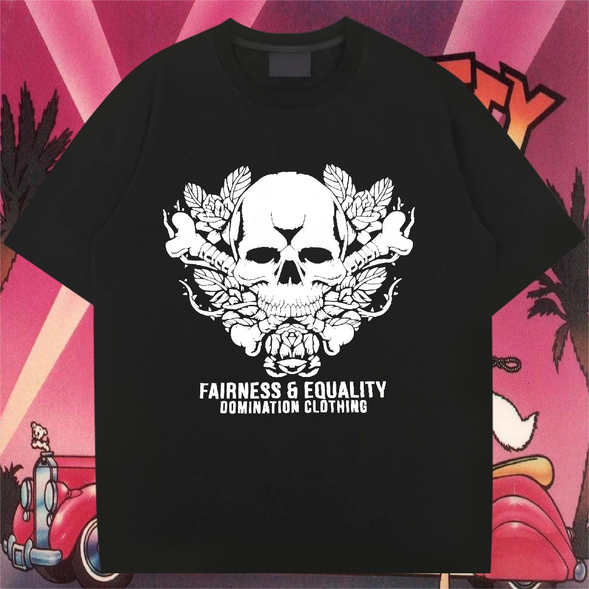 Loose Men Tops Tees Cotton Breathable Short Sleeve Street wear Hip Hop T-Shirts Custom 2024 DIY Clothings