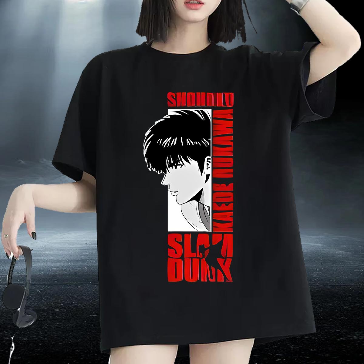 Wholesale T shirt Cotton Breathable Soft Tees Hip Hop Street New Unisex Tshirts Anime Oversized