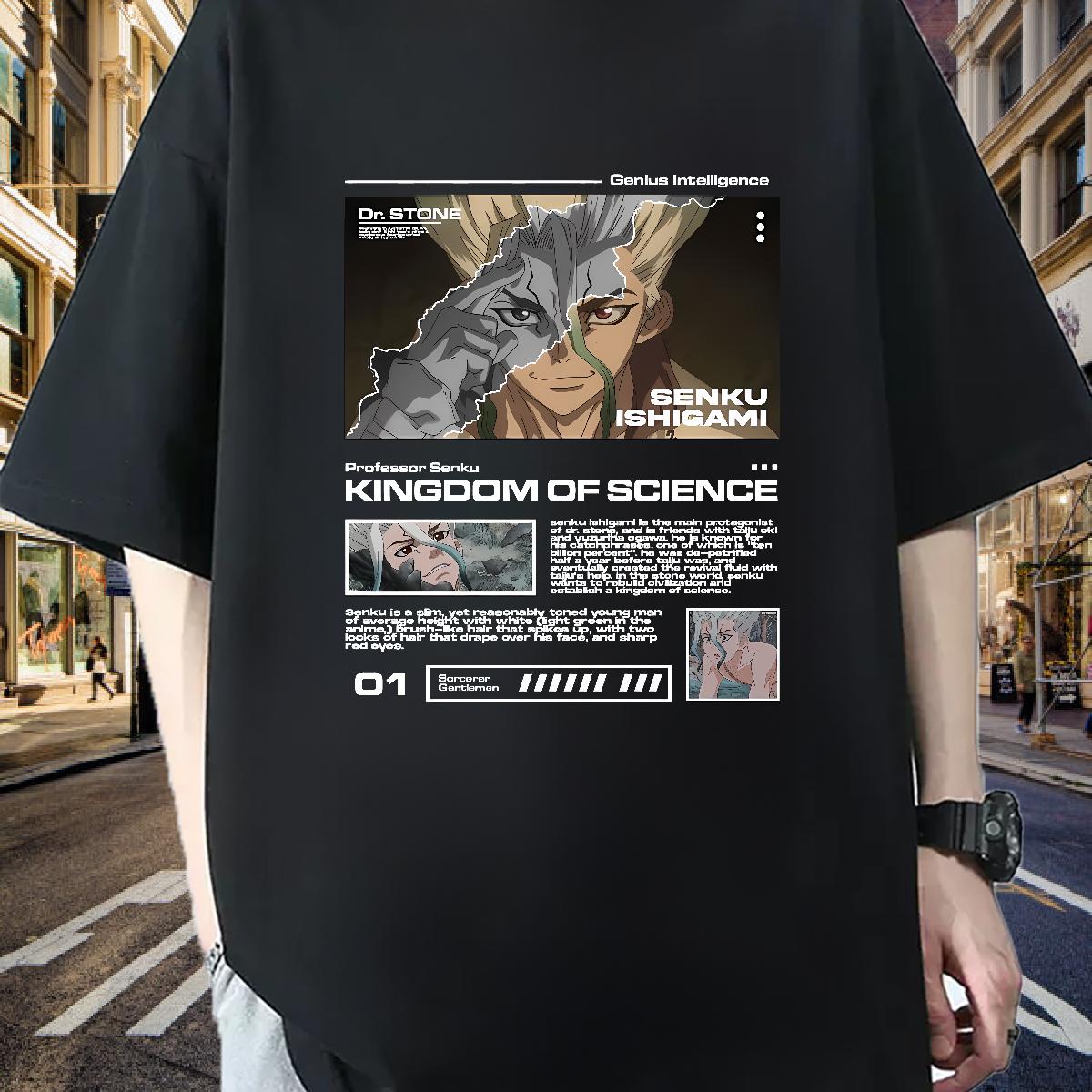 Custom T shirt Anime Print Casual Couples T Shirts Breathable Crew Neck Cotton Cool