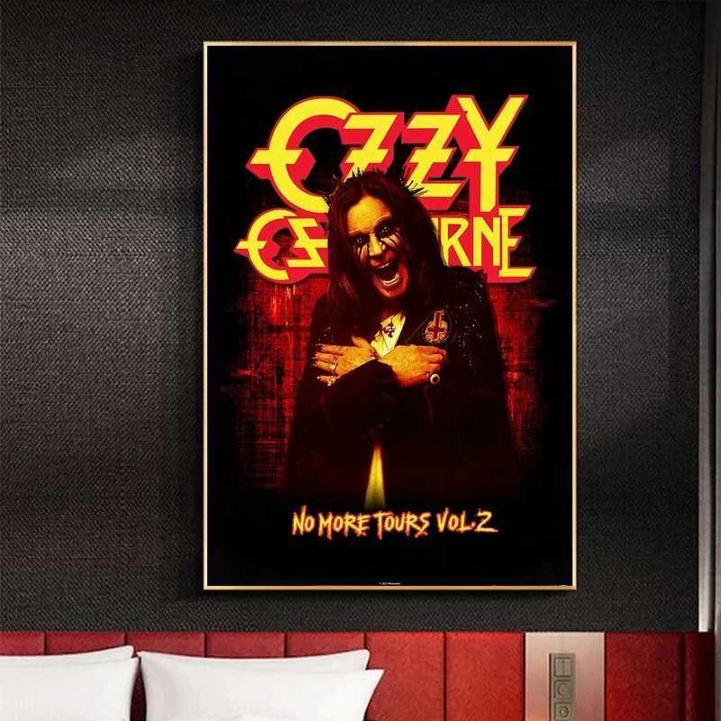 Retro Heavy Metal Band Rock Ozzy Osbourne Band Poster Canvas Painting Wall Art HD Pictures Print For Home Family Bedroom DecorB240713