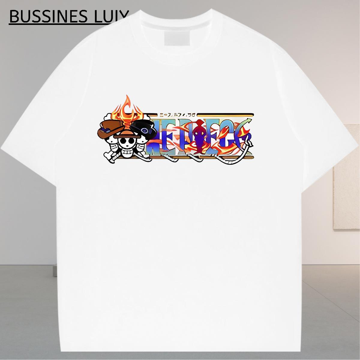 Cool Design T-Shirts High Street Hip Hop Cotton Breathable Soft Tshirt for Man Woman 2024 DIY Custom Anime Tees Shirts