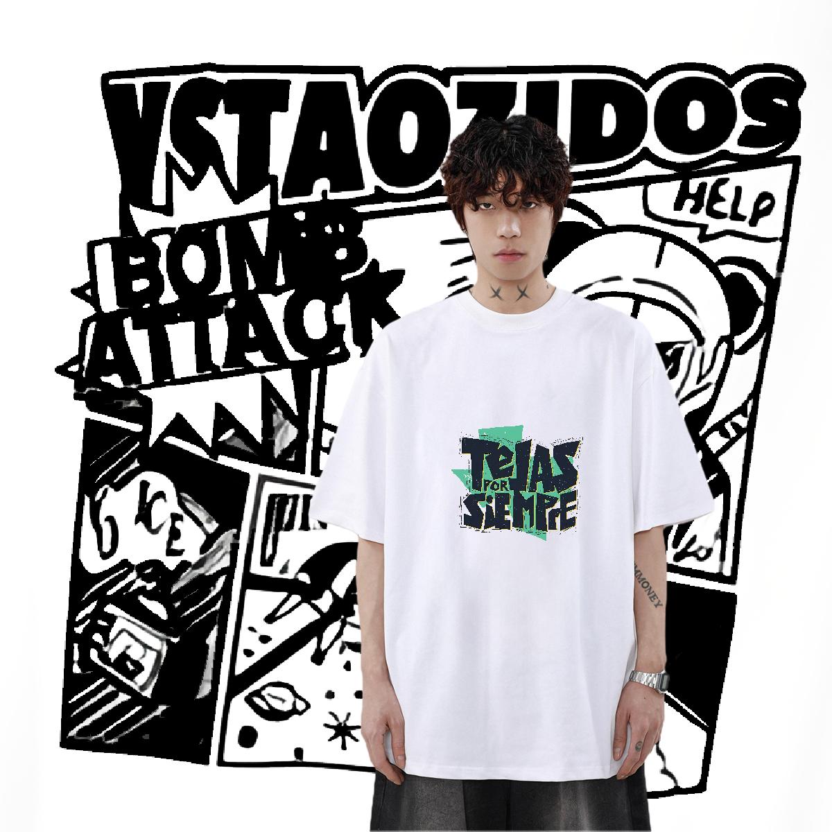 Cool Men Clothes T-Shirt Short Sleeve Cotton O-Neck Outdoor T shirt Customized Casual New Tshirts