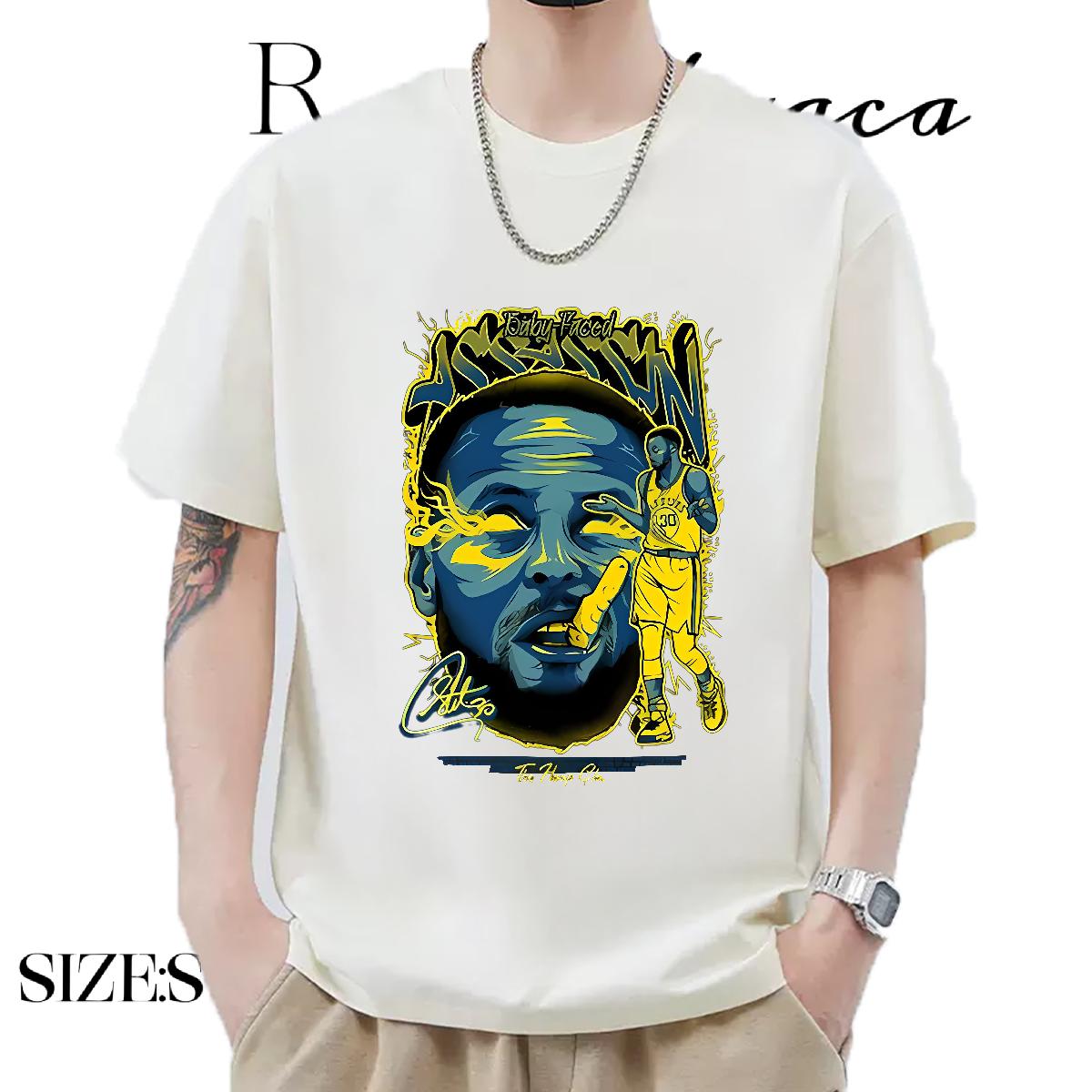 Fashion Design Man T Shirts Anime Men Tops Tees High Street Hip Hop Breathable Crew Neck Comfortable Tops Shirt