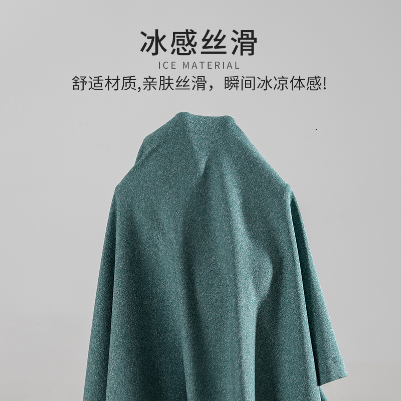 Yuncang Flash Hair Outdoor Ice Silk Sleeve T-shirt for Men in Summer, Thin, Trendy, Multi color, Casual, Sports, Quick drying, Short T, Compressible, 