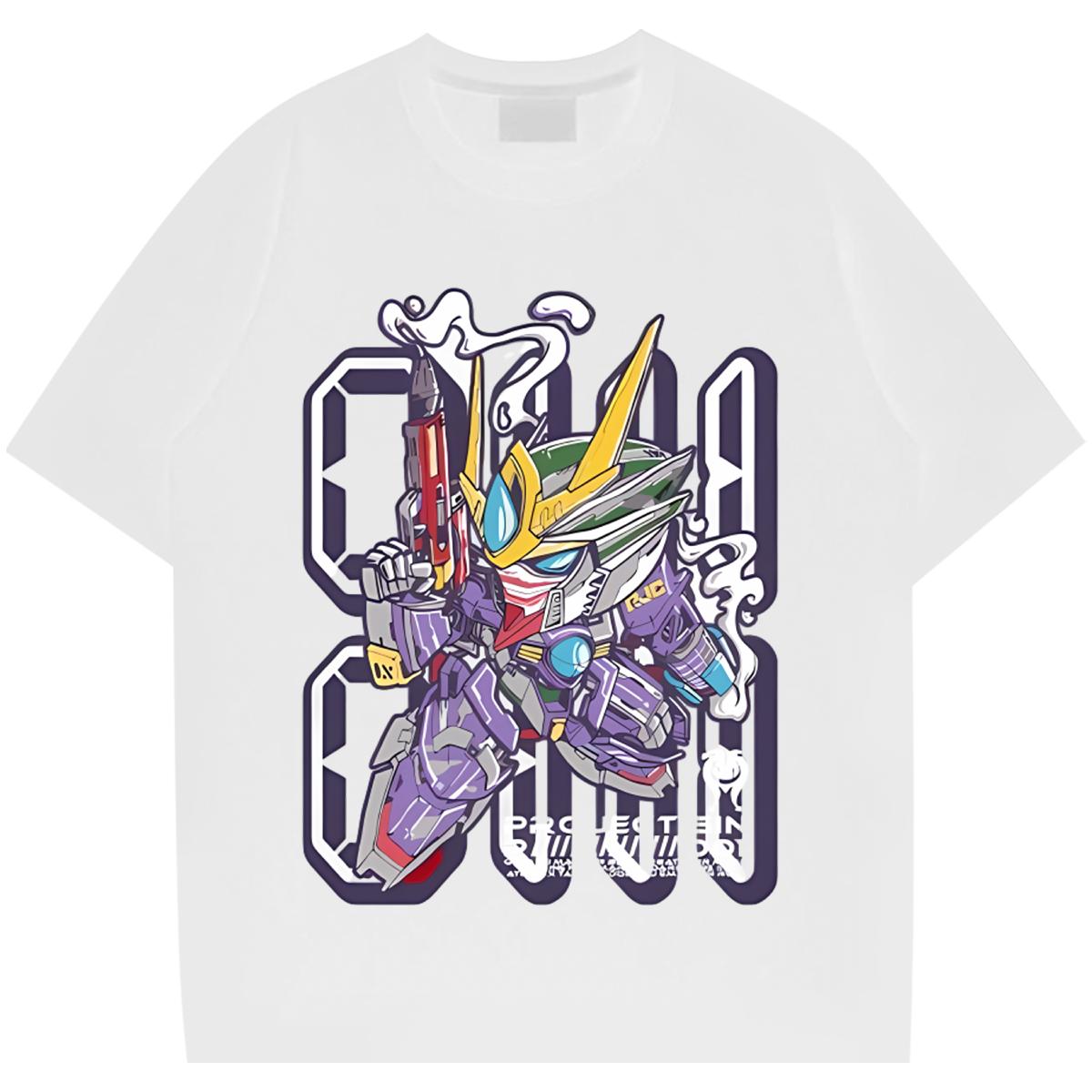 Unisex Men Tees 180g Cotton Hip Hop Street T shirt DIY Printed 2024 Summer Wear