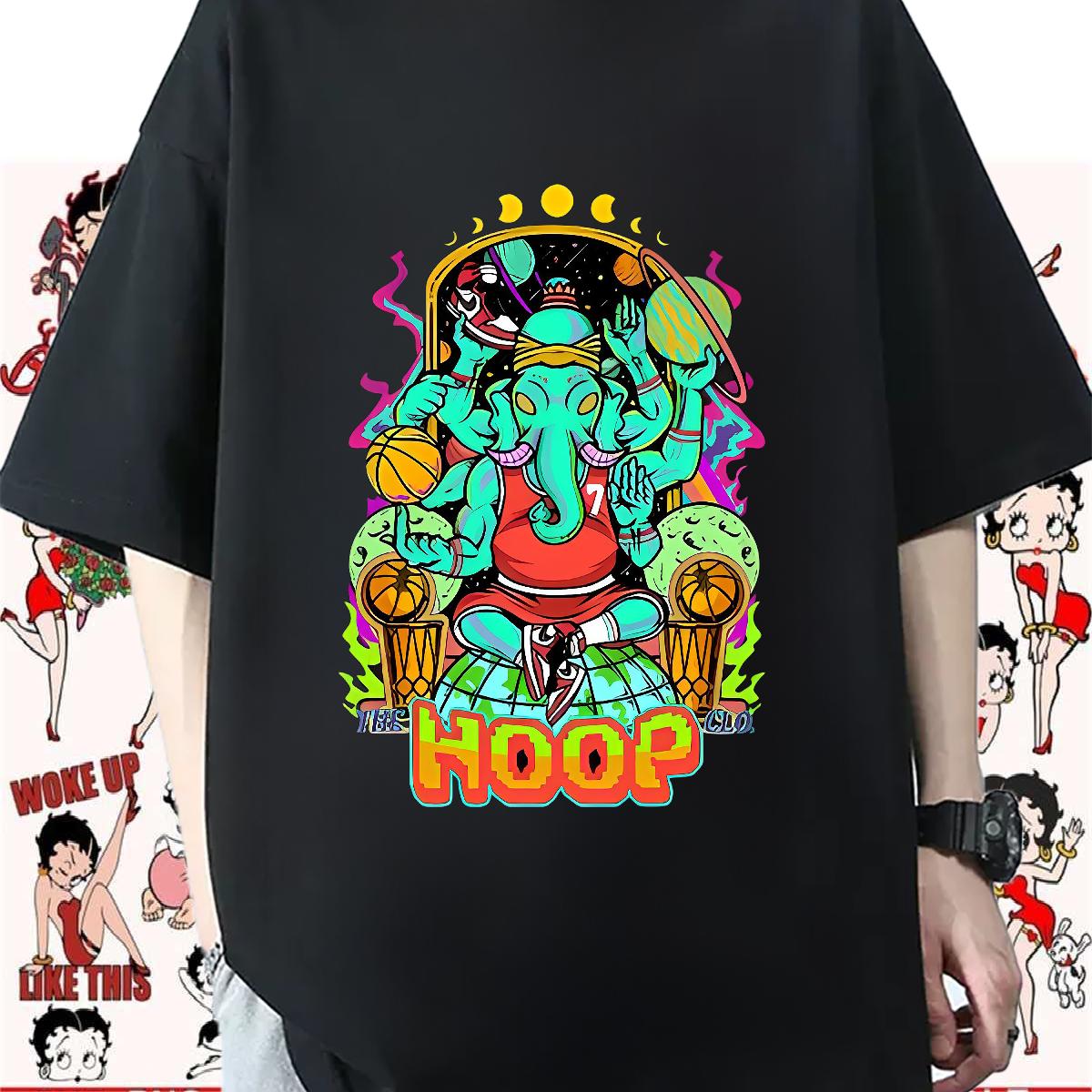 Cool Mens Tshirts Breathable Crew Neck Cotton Anime Printing Street T-Shirts for Men Custom Brand Tops Tees