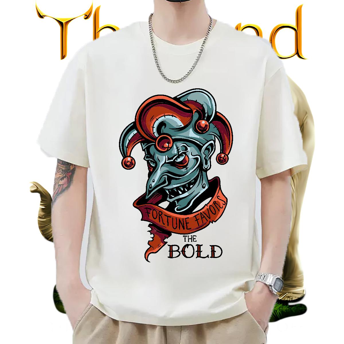 New Arrival T-Shirts DIY Anime Spring Summer Men Tees Breathable Short Sleeve Cool Design