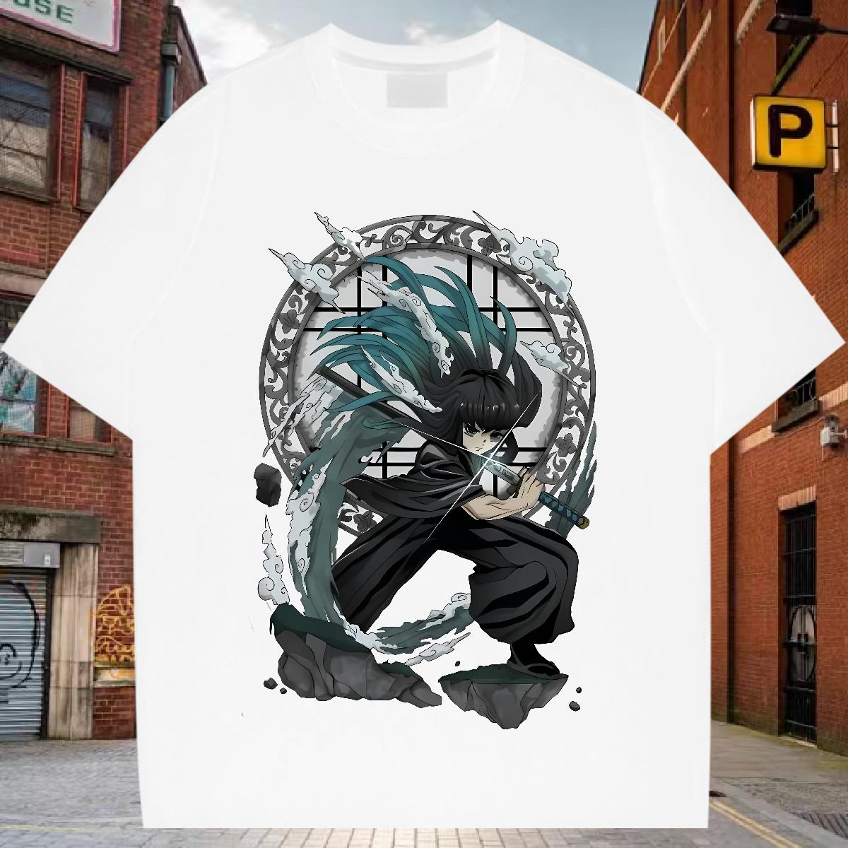 5A T Shirts Men High Street Hip Hop Crew Neck Cotton Breathable Mens Tshirts Fashion DIY Printed Tops