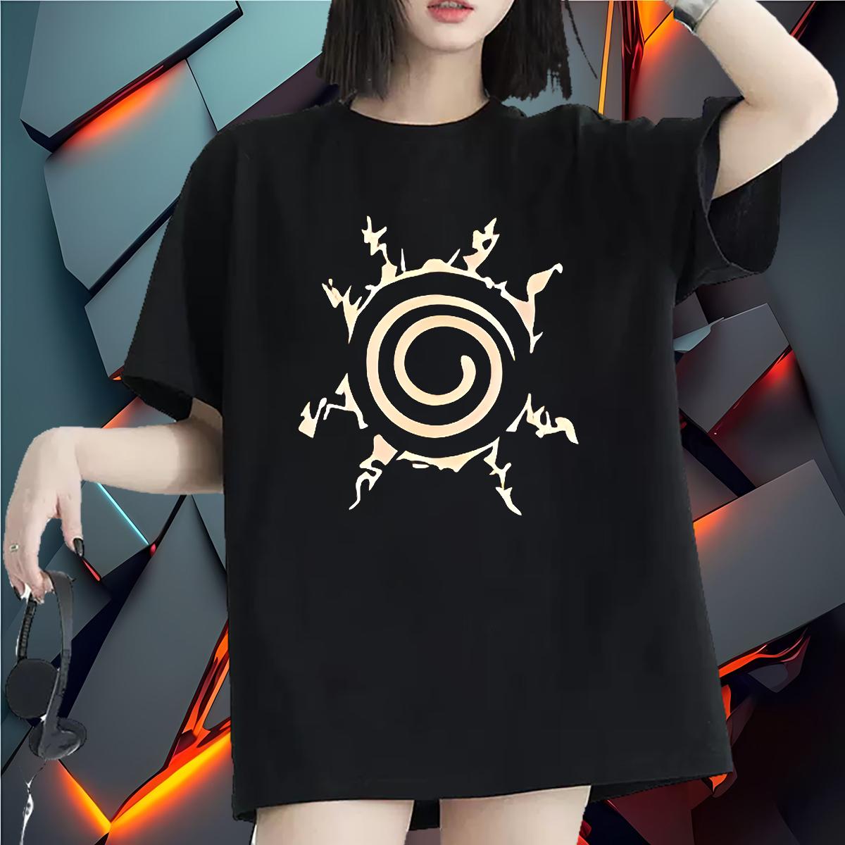 Popular T Shirt For Woman Short Sleeve Cotton O-Neck Top Tees Daily Outfit 2024 Designer Lady T shirt Anime Print
