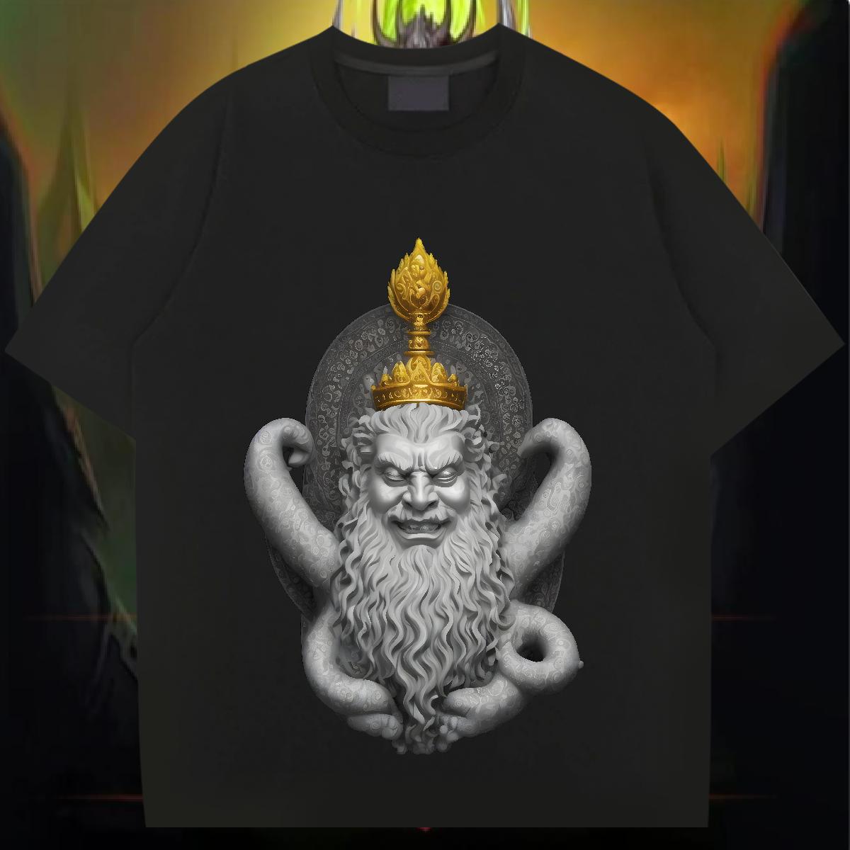 5A Tshirts Round Neck Short Sleeve Summer Casual T shirt Cartoon Printing S-3XL 2024 Summer Tees Shirts