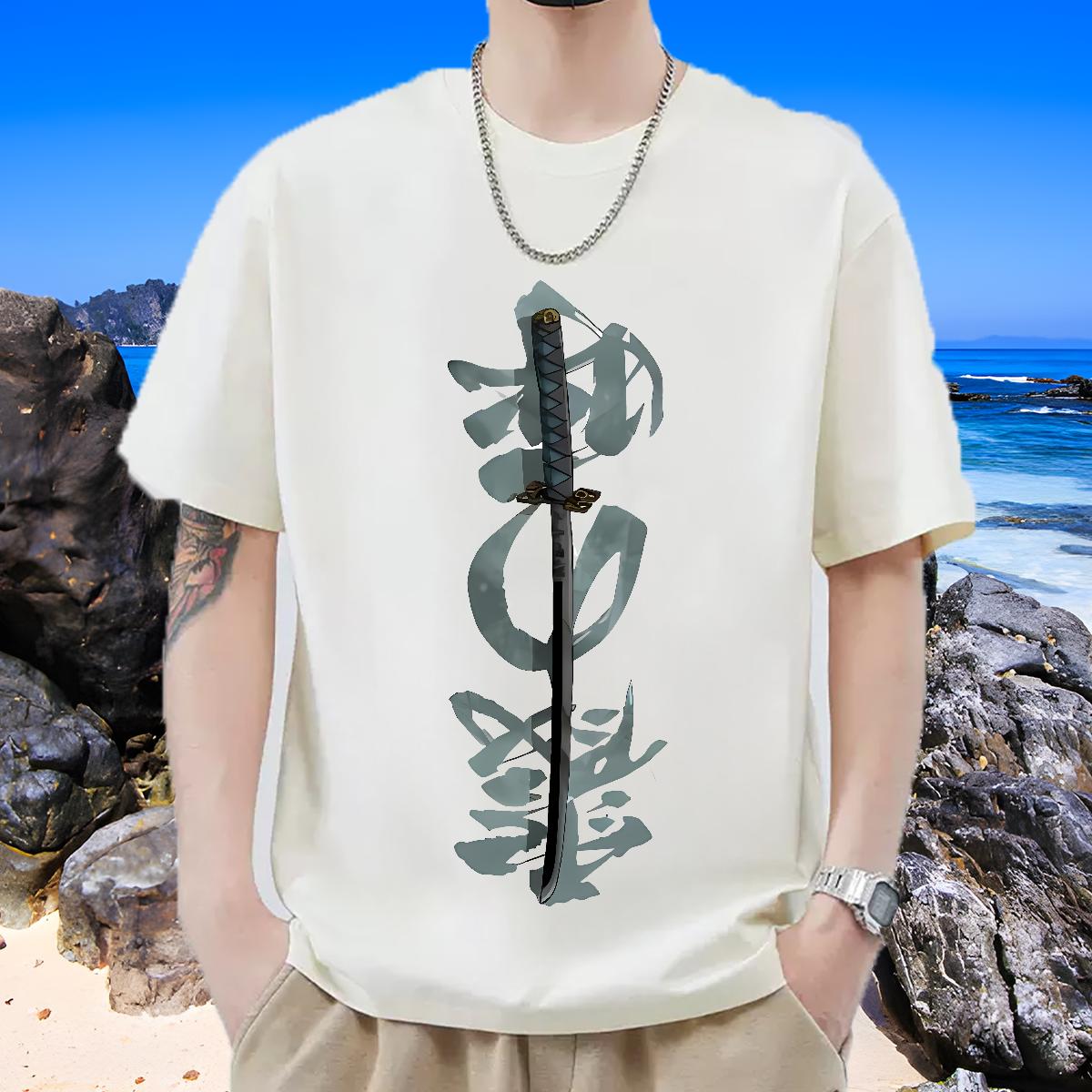 Designer T-Shirts for Men Customized Men Tshirts Summer Casual O-Neck Short Sleeve Cotton Loose Wear