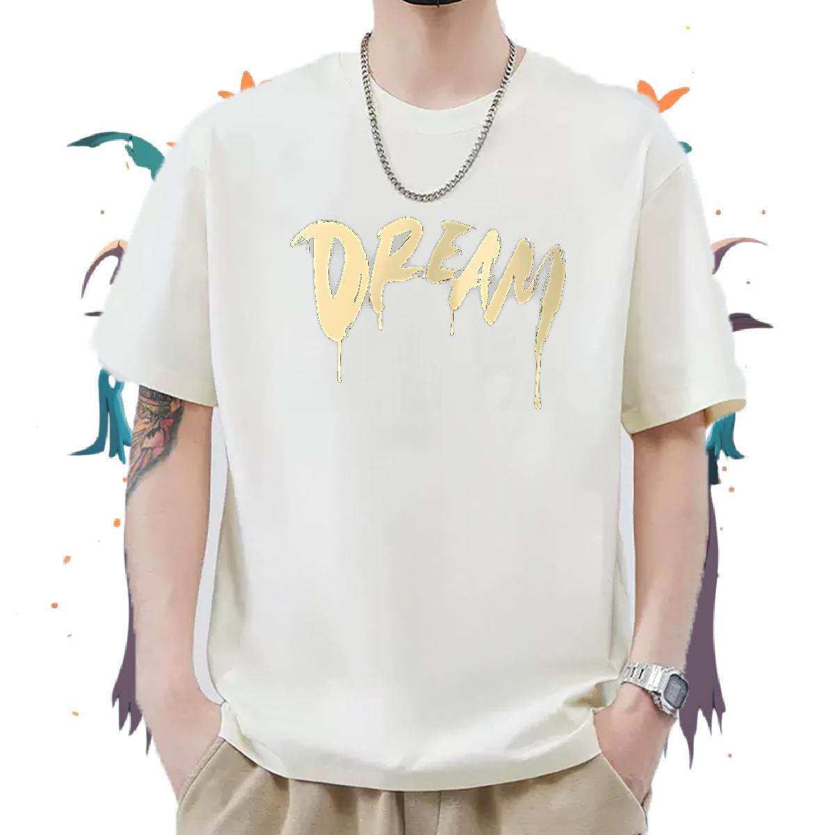2024 New T Shirts Men Customized Print Outdoor Tshirts O-Neck Short Sleeve Cotton Cool
