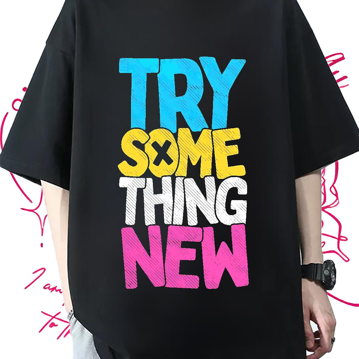 2024 Designer T shirt DIY Logo Anime Printing Street Couples T Shirts 180g Cotton Comfortable