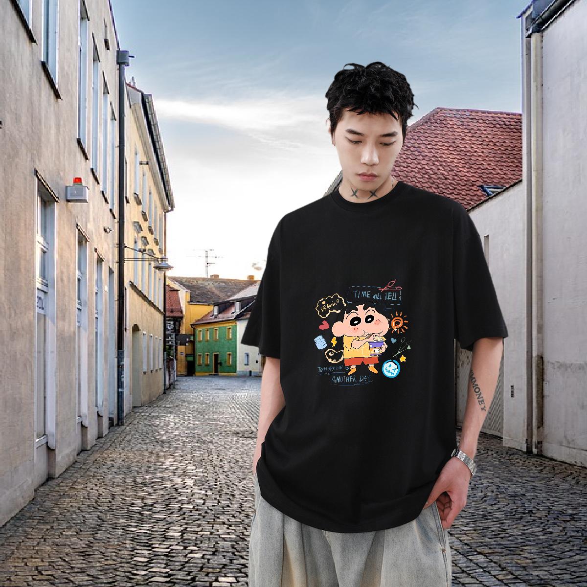 2024 DIY T-Shirts Skull Men Tees Casual Daily Wear Cotton Breathable Soft Wholesale Tops