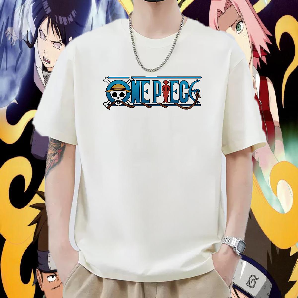 Comfortable Men Clothes T-Shirt 180g Cotton Beach Men T Shirts Cartoon Printing S-3XL Fashion New Clothings