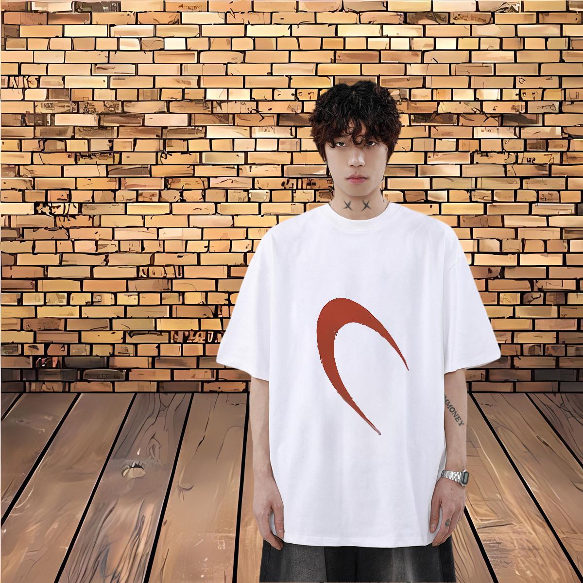 Loose Men T Shirts Outdoor Short Sleeve Cotton O-Neck Men Tops Tees New DIY Polos