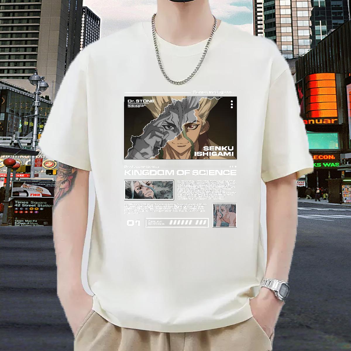 Stylist T Shirt For Man DIY Printed Men Tees Beach Cotton Breathable Cool Design Polos