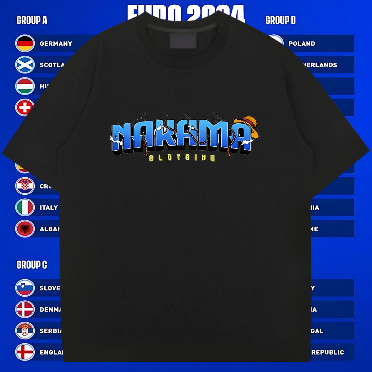 Unisex Tshirts Crew Neck Cotton Hip Hop Man T Shirts Black White Classic Clothings