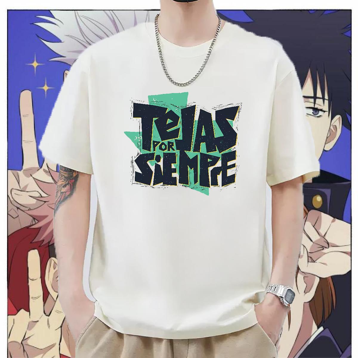 Unisex T Shirt For Man Sport Crew Neck Cotton Men Tees Fashion Casual Cartoon Printing S-3XL Clothings