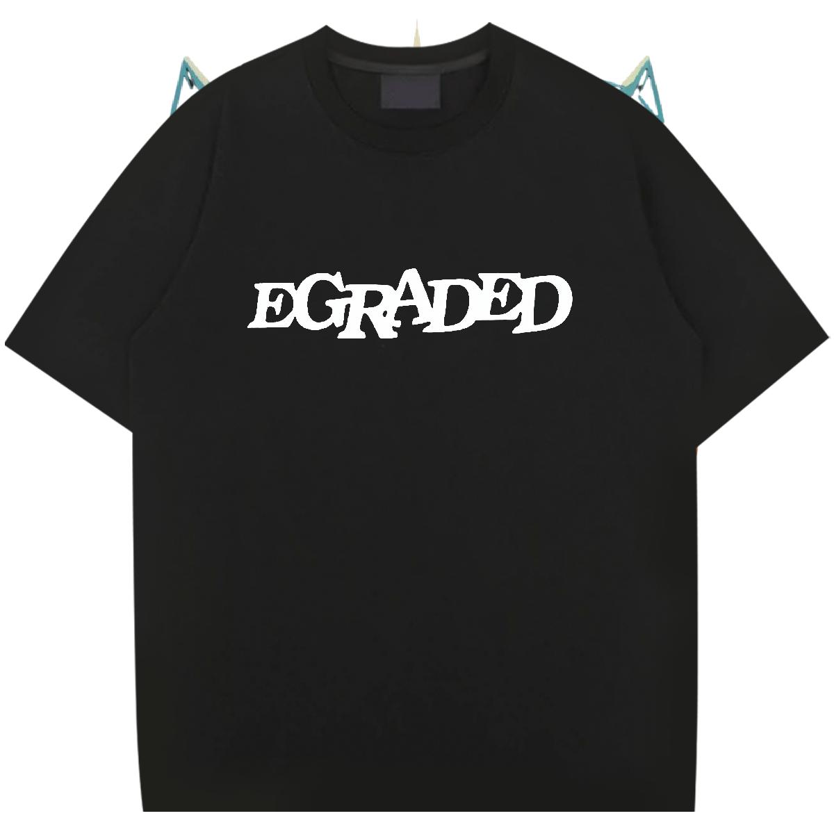 Loose Fit Man T Shirts Anime Printing Street Crew Neck Cotton Men Clothes T-Shirt New Custom Anime Wear