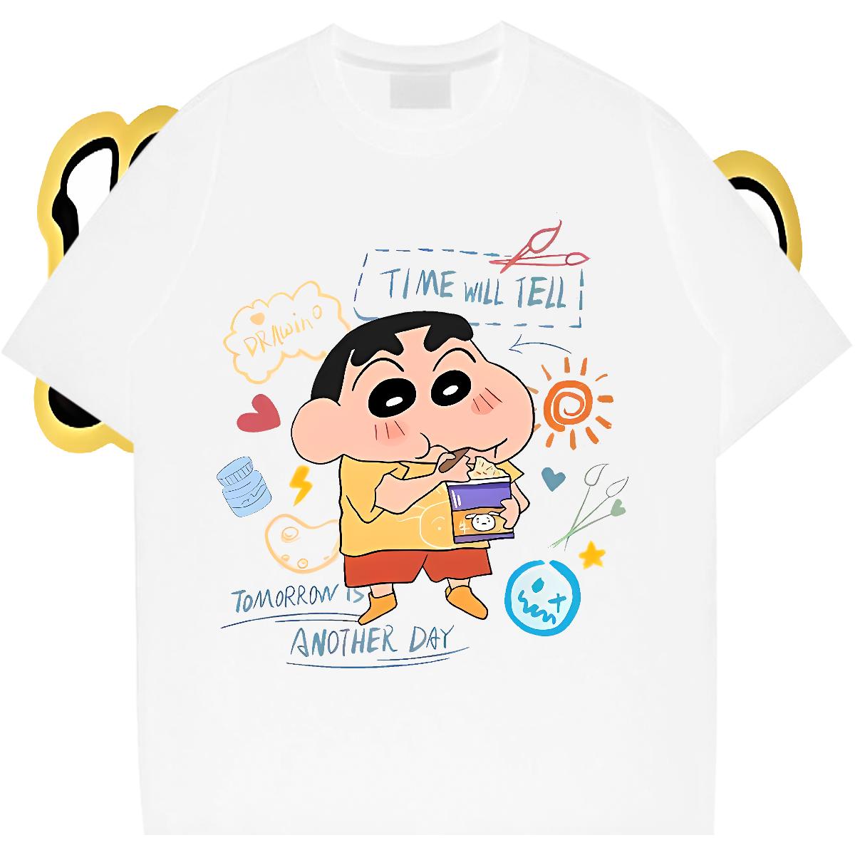 Fashion New T-Shirts Plus Size Cartoon Street Wear Mens Tshirts 180g Cotton Wholesale