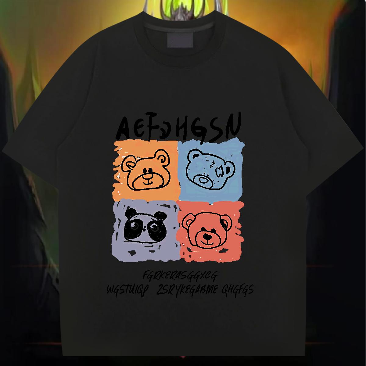 2024 Designer T Shirt For Man Customized Print Tshirts Beach Breathable Crew Neck Cotton Classic Tops Shirt