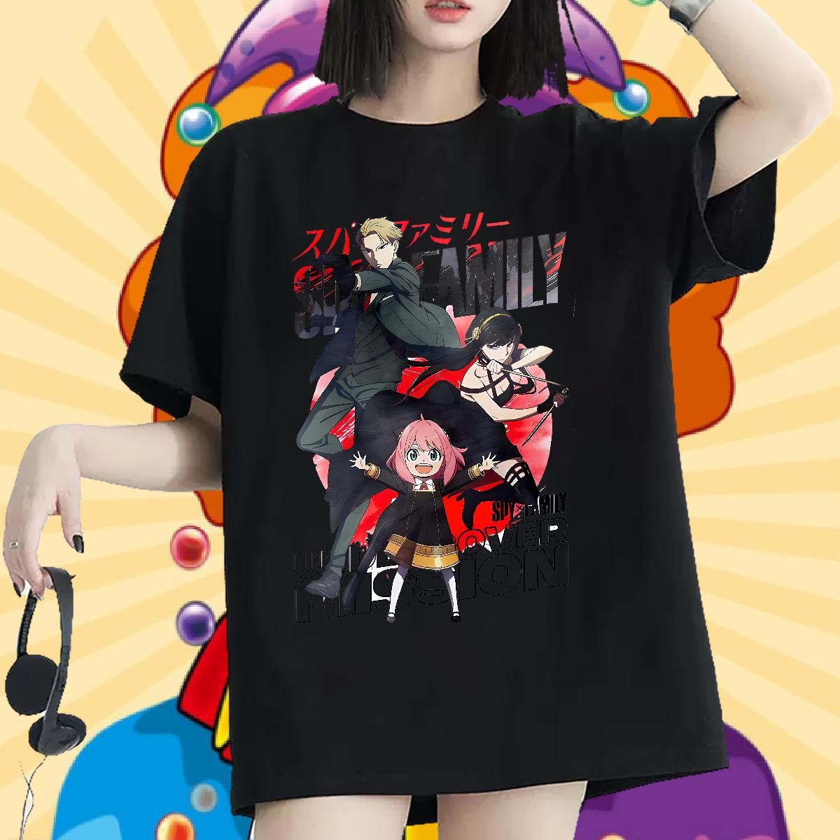 Female T-Shirts for Women Breathable Crew Neck Top Shirts Spring Summer Designer Couples T Shirts Cartoon Floral Printing