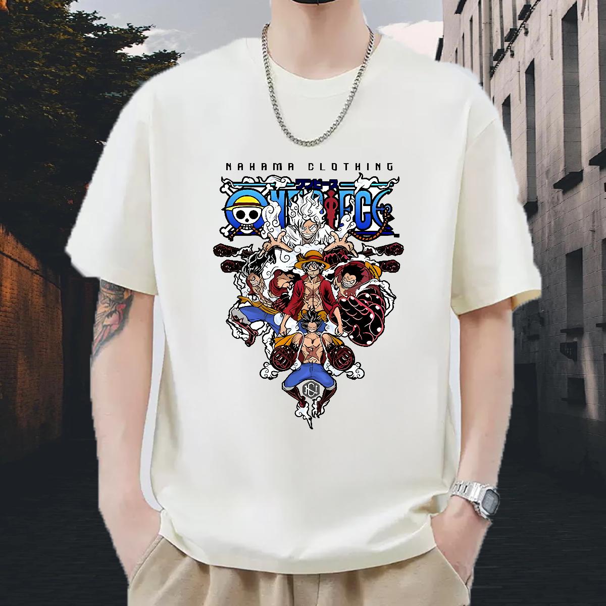 Cool Design Tshirts Breathable Short Sleeve Beach T-Shirts Asian Size 2024 Designer Tees