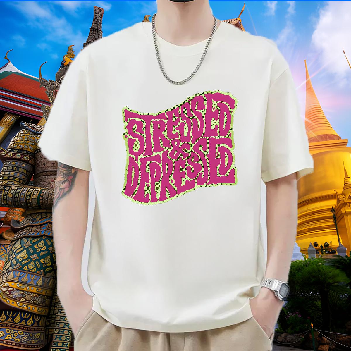 Stylist T-Shirts Custom Cartoon Mens Tshirts Casual Beach Breathable Crew Neck Cotton Comfortable Wear