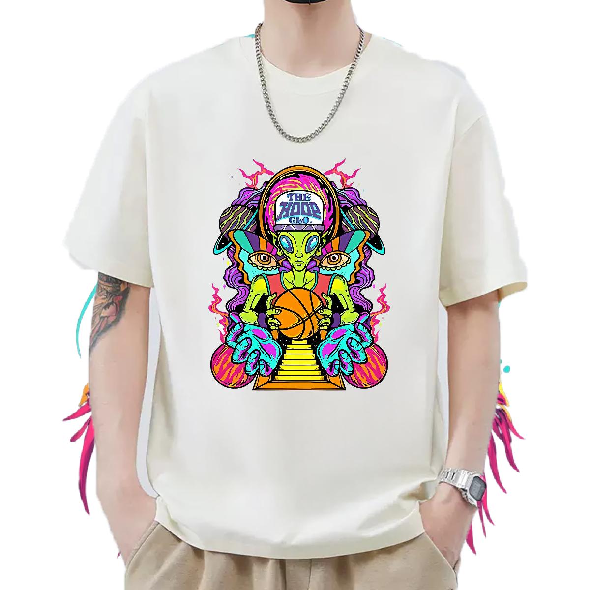 Designer Mens Tshirts Crew Neck Cotton High Street Hip Hop Men T Shirts Oversized Fashion Designer Tee Shirt