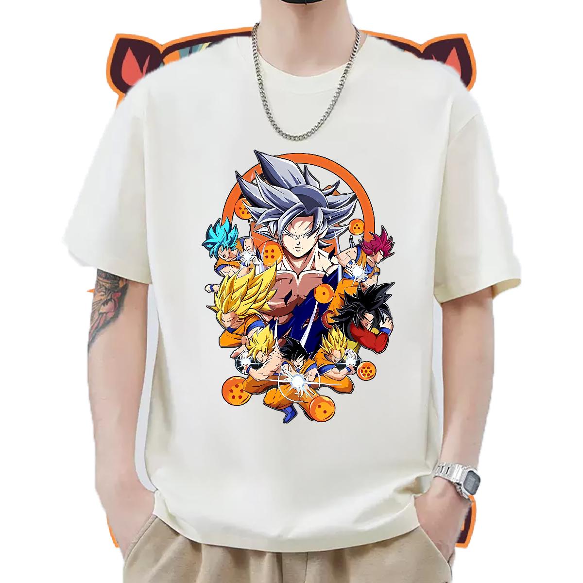 5A Men T Shirts Casual Beach Breathable Crew Neck Men Tees Fashion Oversized S-3XL Tshirts