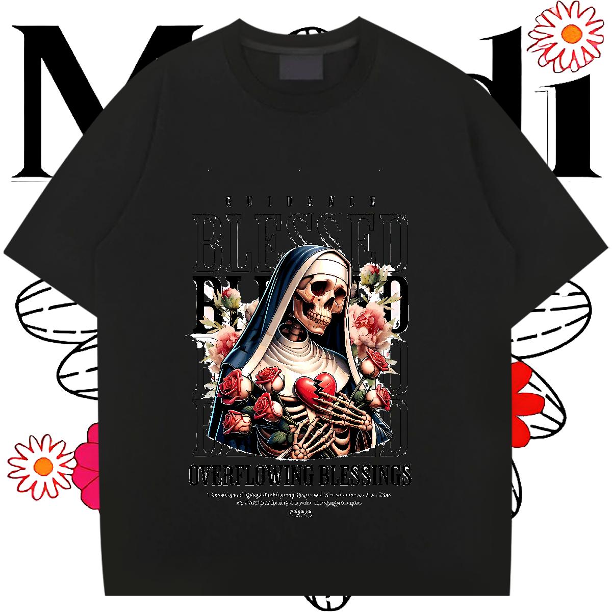 Fashion Designer Man T Shirts Black Oversized Tshirt for Man Woman Hip Hop Street O-Neck Short Sleeve Cotton Unisex Clothings