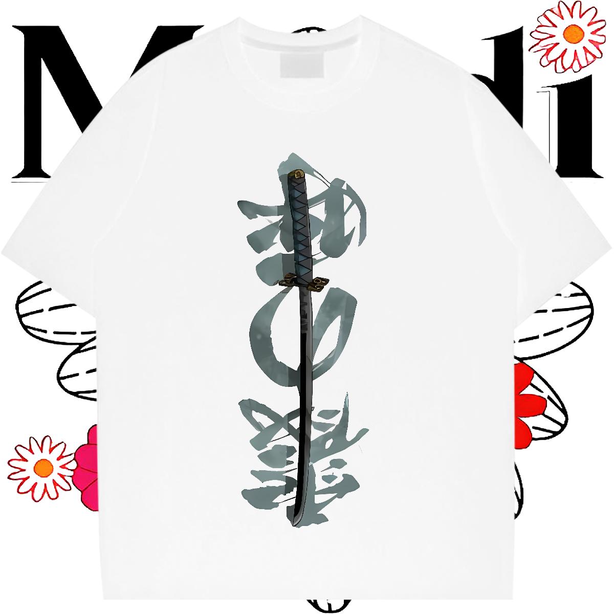 DIY Customized T-Shirts DIY Anime Sports Casual Tshirt for Man Woman Cotton Breathable Wholesale