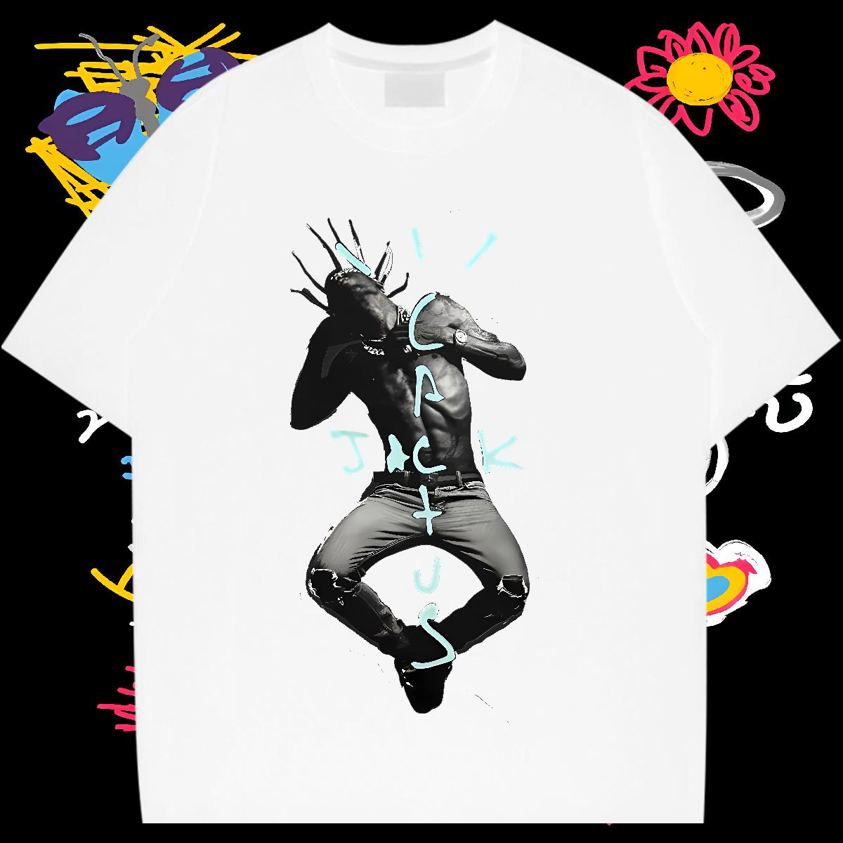 Cool Mens T Shirts Anime Printing Street Breathable Short Sleeve Couples T Shirts Customized Floral Print Tees