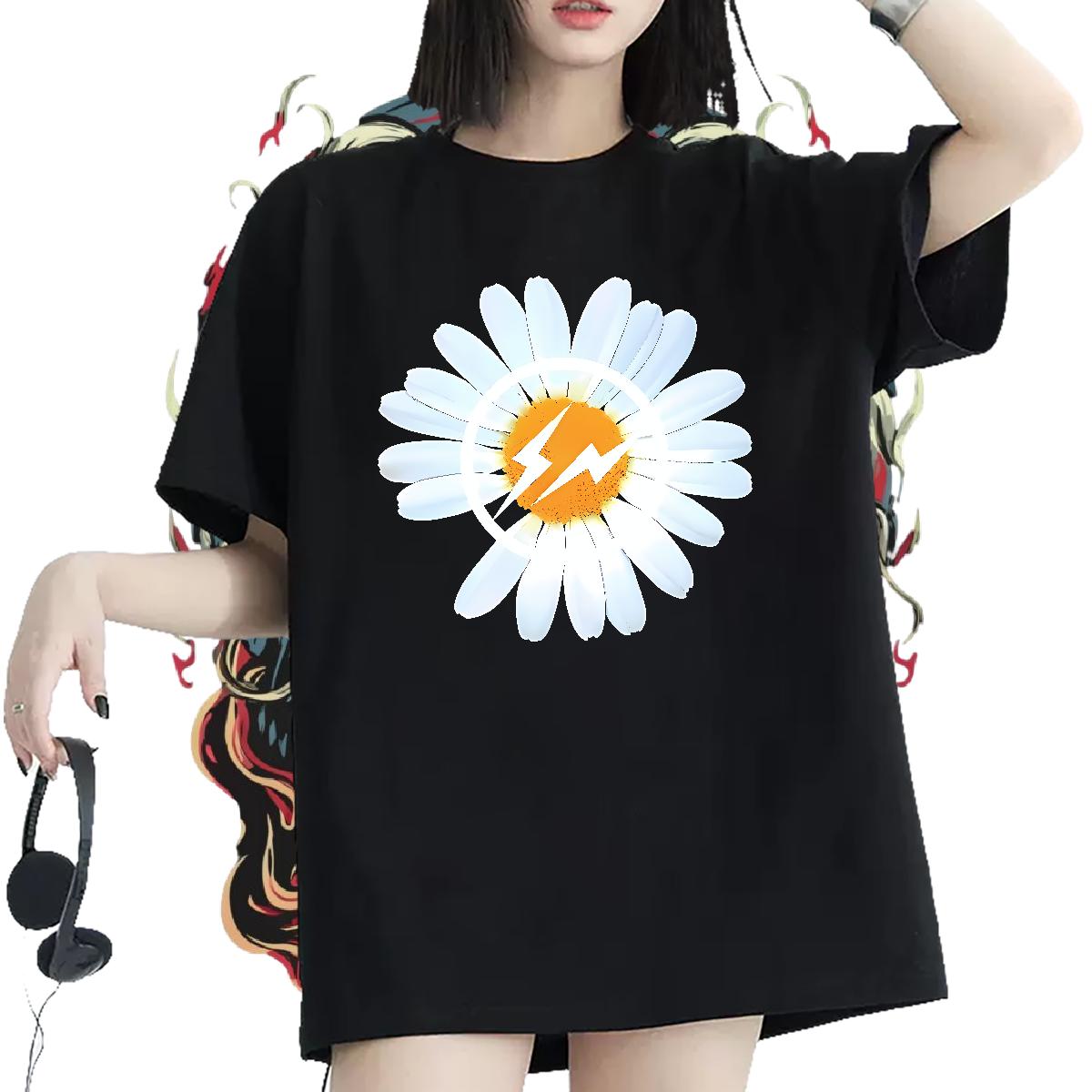 Wholesale T-Shirts Breathable Crew Neck Tops Beach 2024 Casual Unisex Tshirts Custom Print Oversized