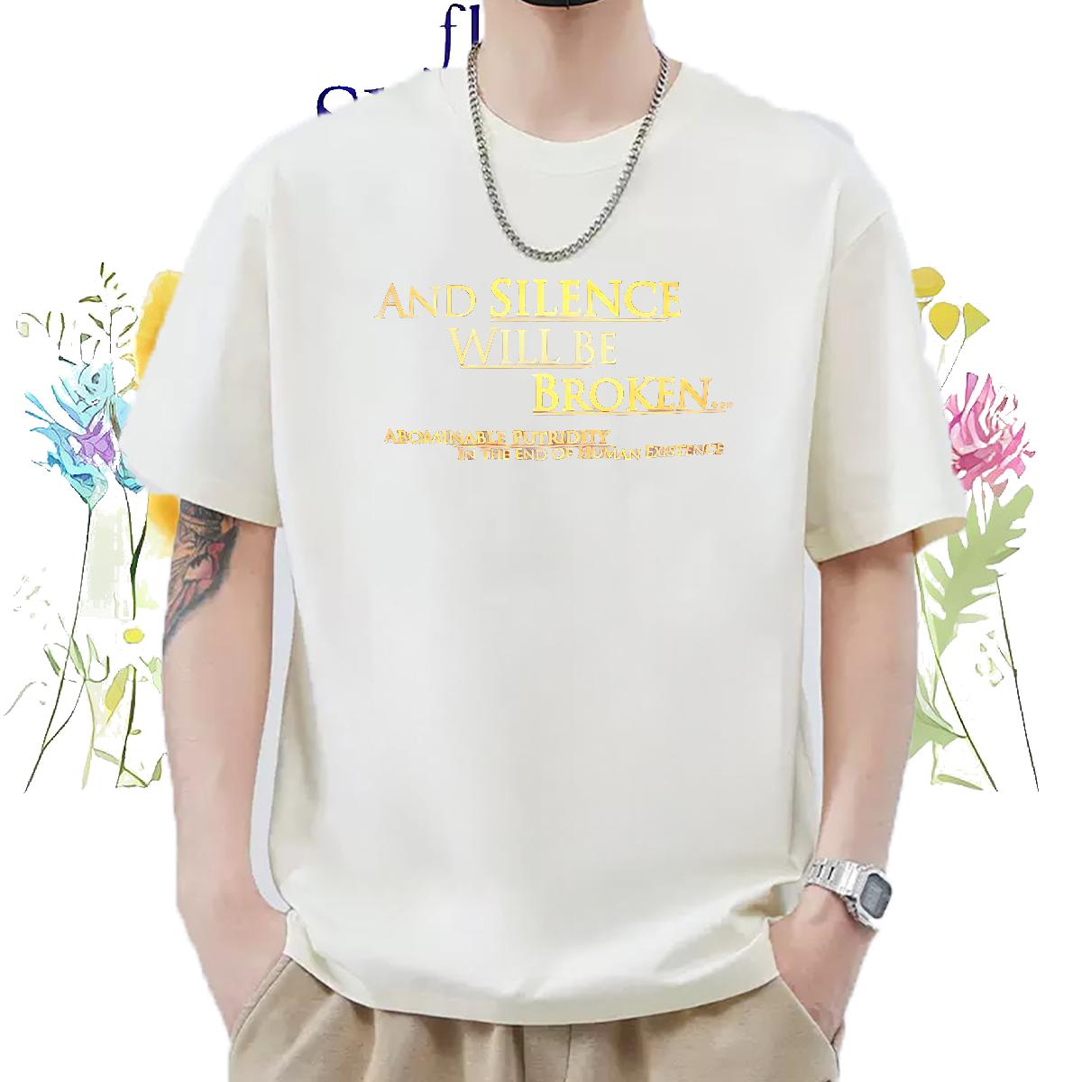 Loose Fit T shirt Street Round Neck Short Sleeve Mens Tshirts New Arrival Custom Printed Polos