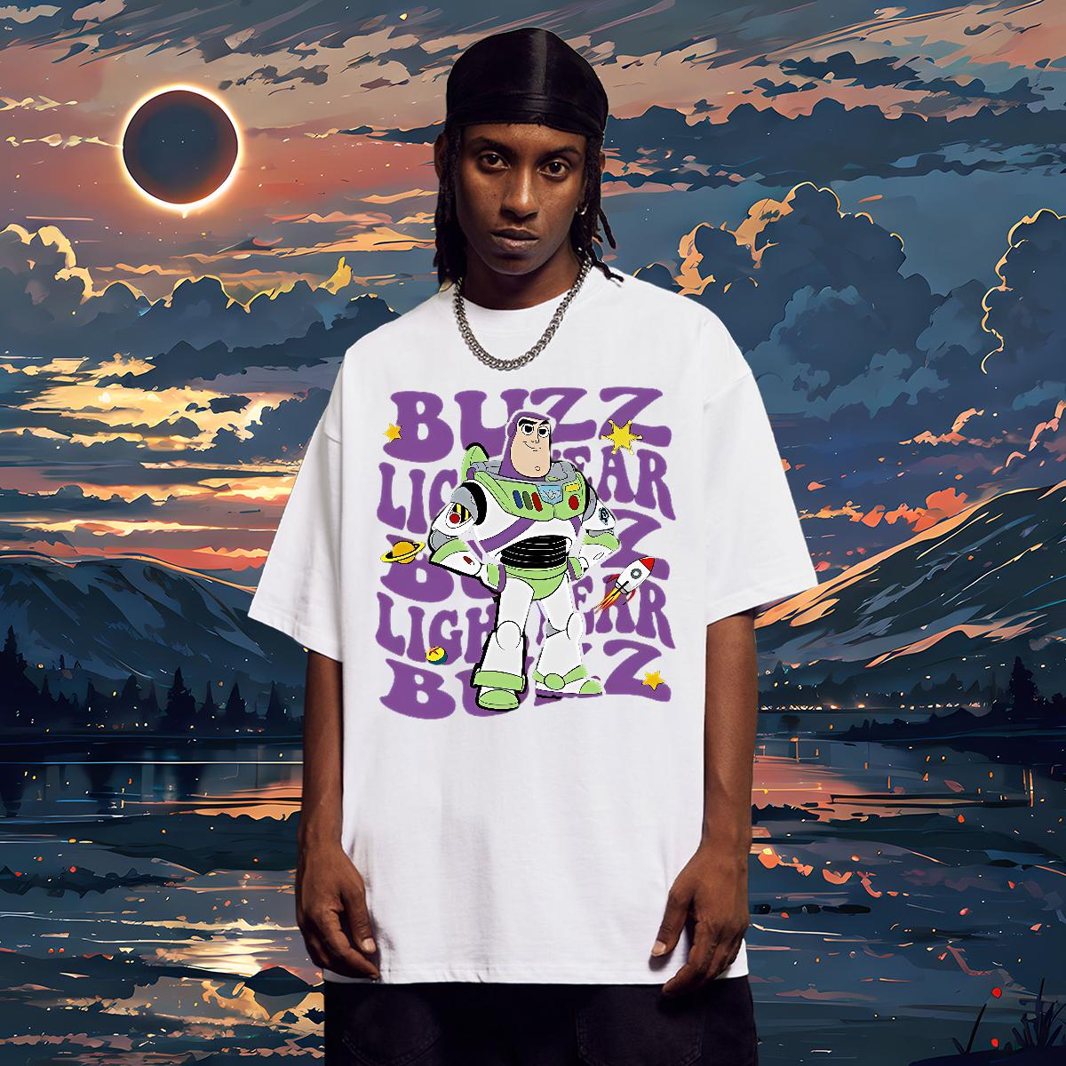 Wholesale T-Shirts Street wear Hip Hop Short sleeve Cotton Soft Tshirt for Man Woman Brand Cartoon Printing S-3XL Tee Shirt