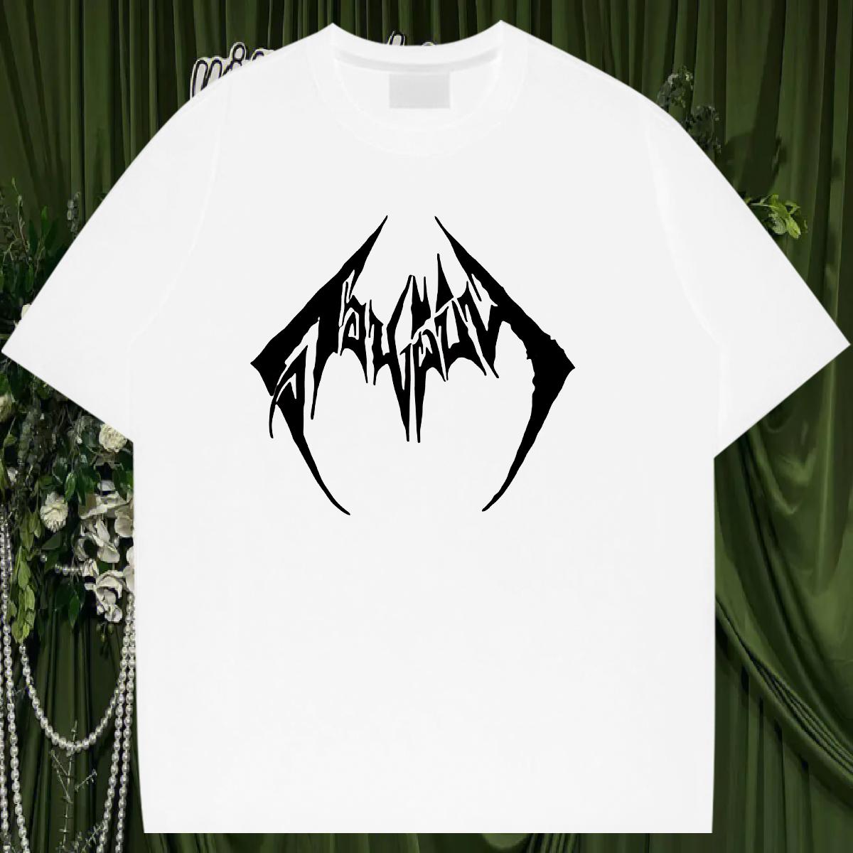 Classic Couples T Shirts 180g Cotton Daily Outfit Man T Shirts Floral Print 2024 Summer Top Tees