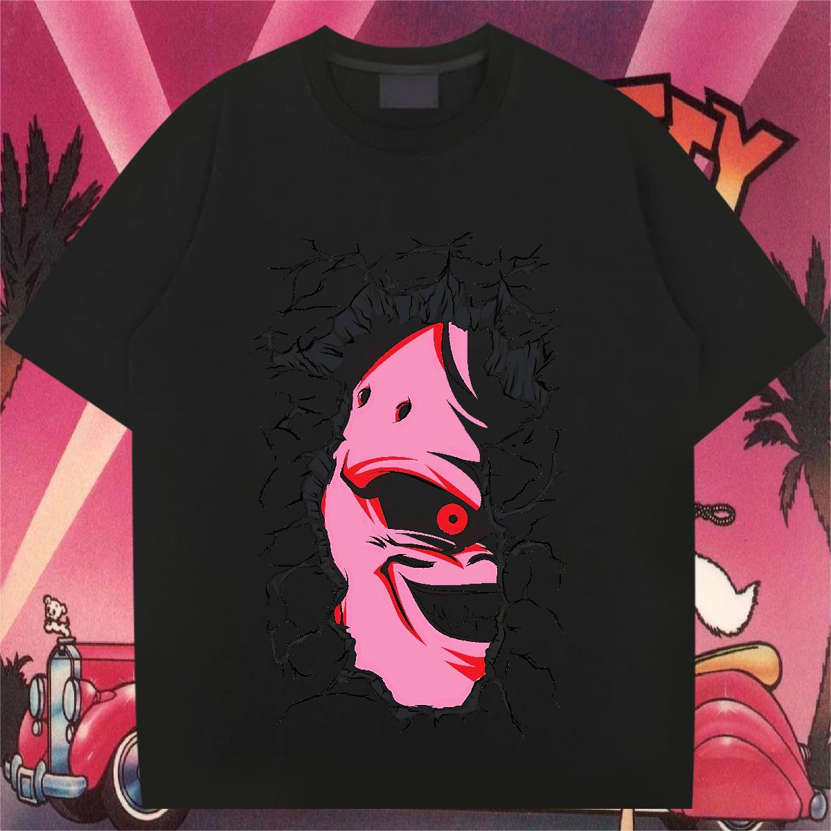 2024 T shirt DIY Logo Street Wear Men Tees Crew Neck Cotton Loose