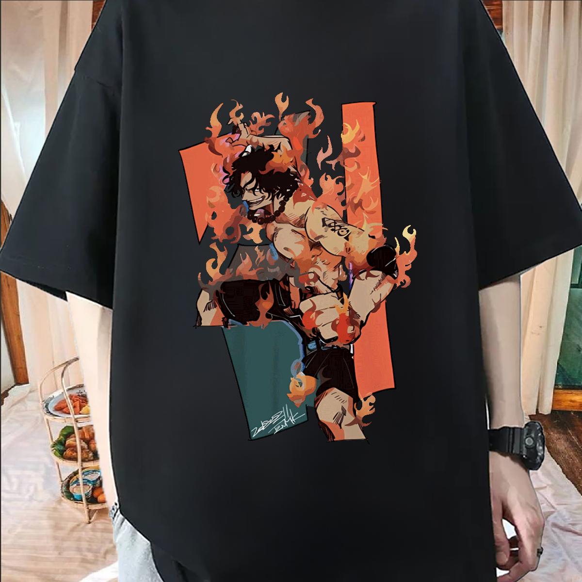 Unisex Men Tops Tees O-Neck Short Sleeve Cotton Street wear Hip Hop T Shirts Men Black White 2024 Summer Wear