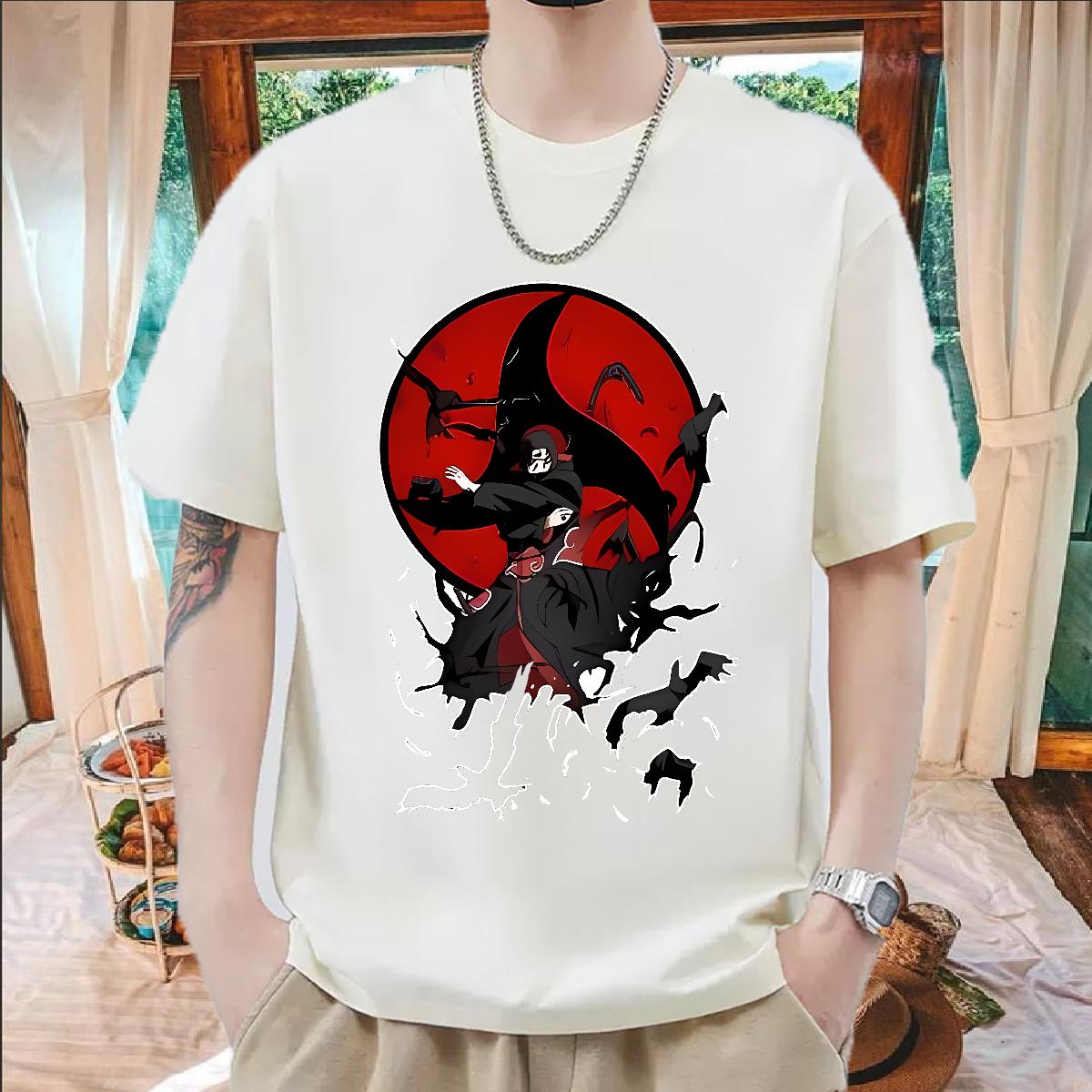 Custom T shirt Floral Print Men Tops Tees Casual Daily Wear Round Neck Short Sleeve Brand Top Tees